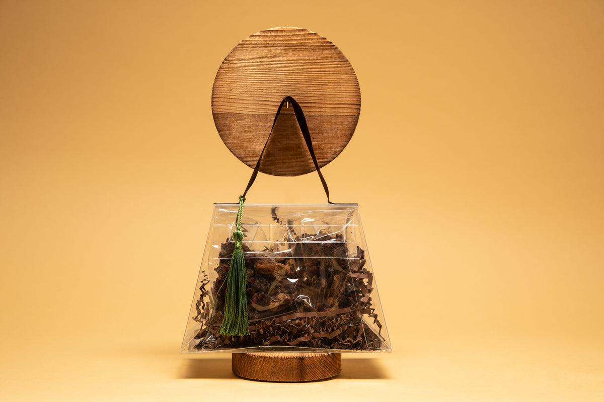 BARK PURSE - PISTACHIO, POMEGRANATE, CITRUS, CINNAMON