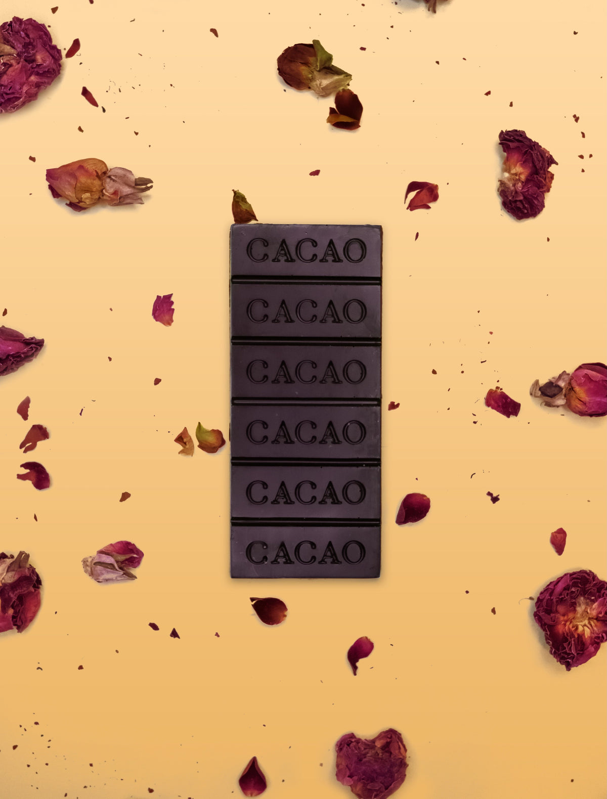 ROSE PETAL | PINK PEPPERCORN 60% DARK CHOCOLATE BAR