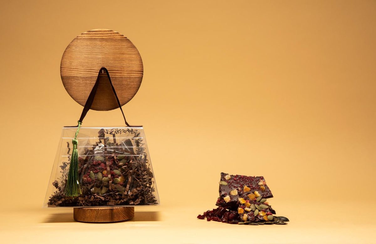 BARK PURSE- PUMPKIN SEED, CRANBERRY, ORANGE