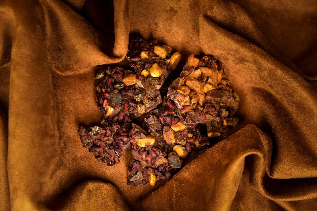 BARK PURSE - PISTACHIO, POMEGRANATE, CITRUS, CINNAMON